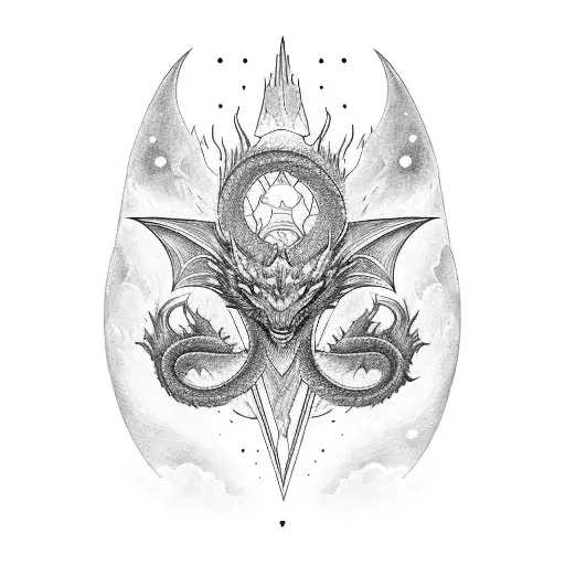 A Universe-inspired Dragon Building A Bridge Between Planets