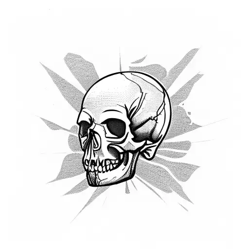 Skull With Billet Hole