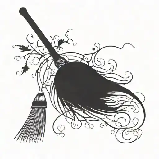 Simple Halloween Broom