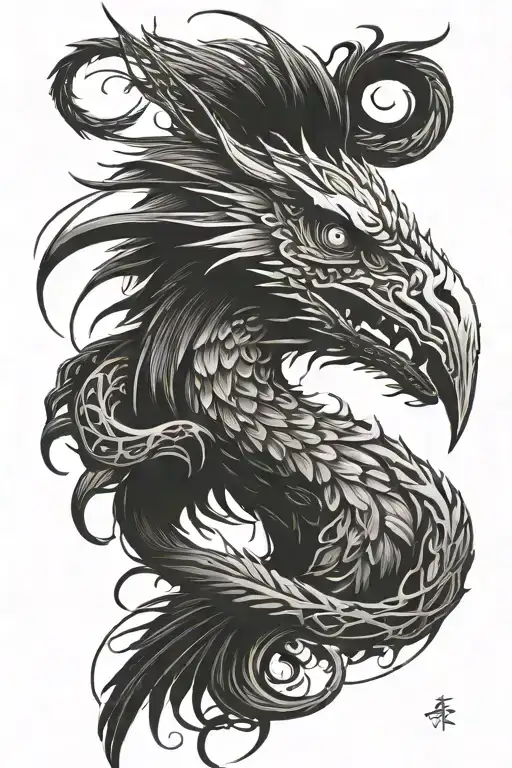 Raven Dragon Wrapped