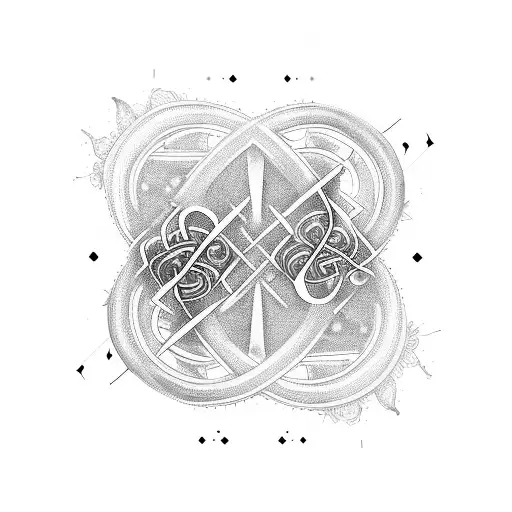 Musical Notes Merging With Dna Strands