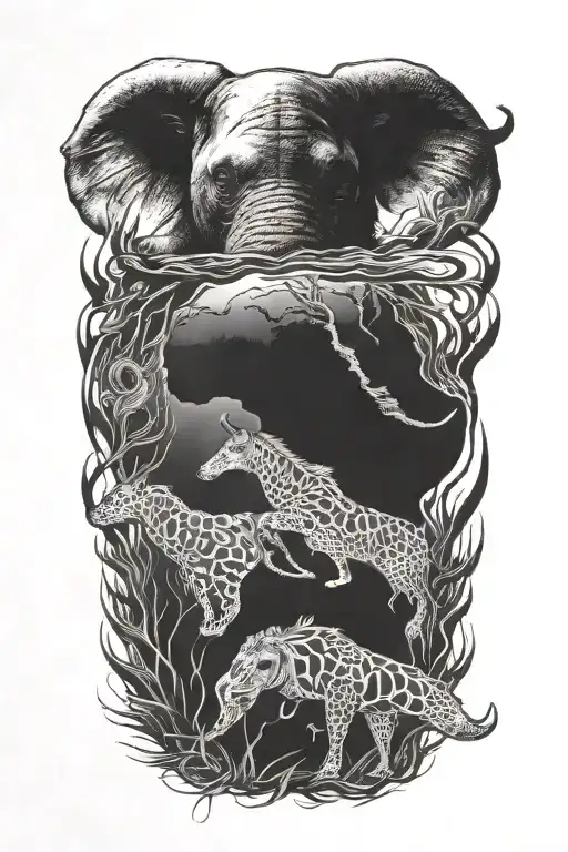 Anti Poaching In Africa Continent Eye