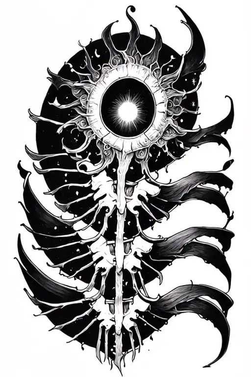 Gothic Inspired Timeline Spine