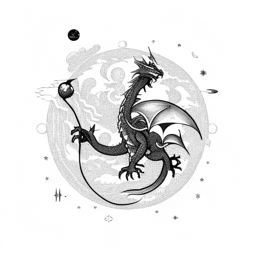 A Universe-inspired Dragon Building A Bridge Between Planets