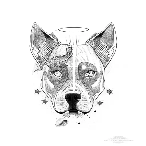 Dwc Letters With A Pit Bull