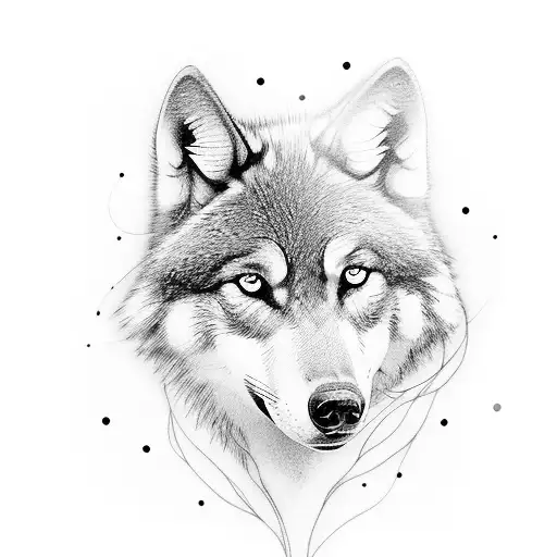 Photographer A Fairytale Scene With A Wolf As The Main Character