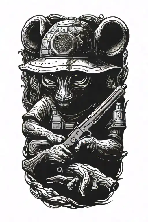 Anti Poaching Protector Of Animals With Guns