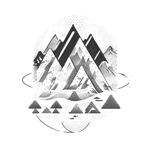 A Video Game Controller With A Mountain Landscape Inside