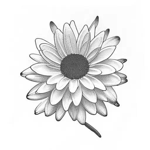 A Flower Bouquet With Two Daisy Flowers With A Water Lily Flower In Th Middle