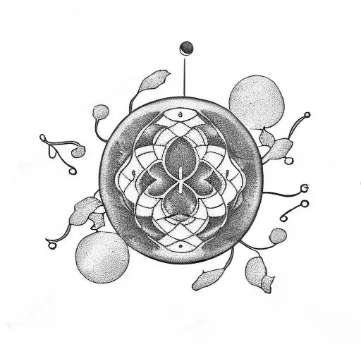 Planet With Flowers Growing