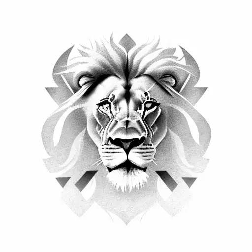 A Lion Playing Soccer In The Inter Milan Jersey