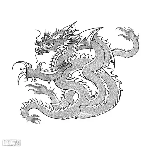 A Dragon Wrapped Around Mh8