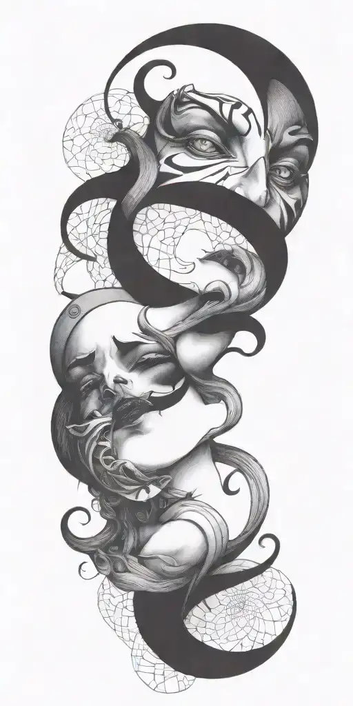 Two Faced Beautiful Jester