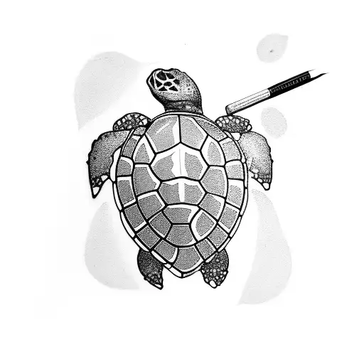 Turtle Smoking Pipe