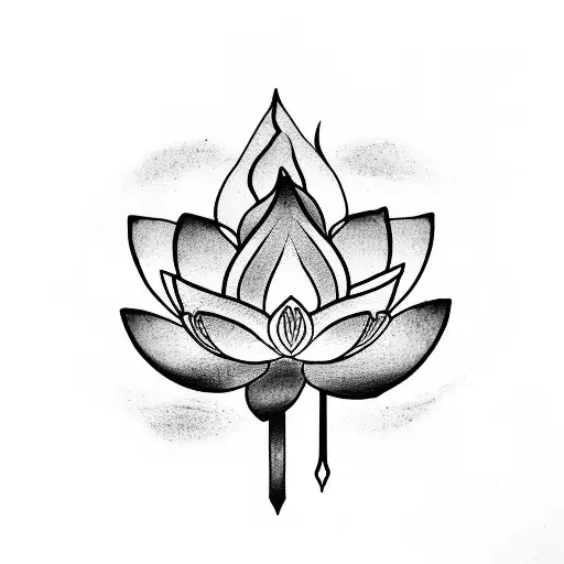 Spear From Lotus Flower