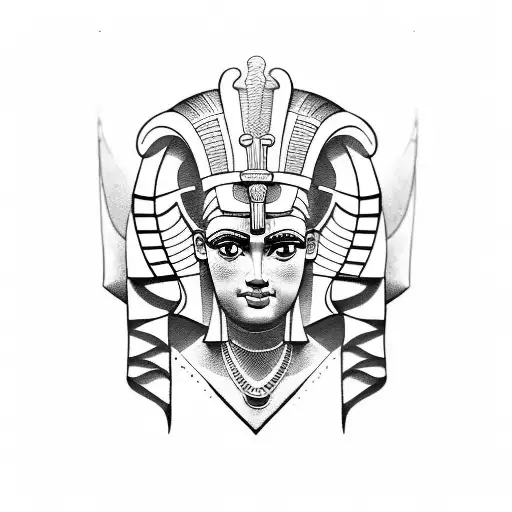 Combine Elements Of Greek Mythology And Egyptian Symbols In A Tattoo Design