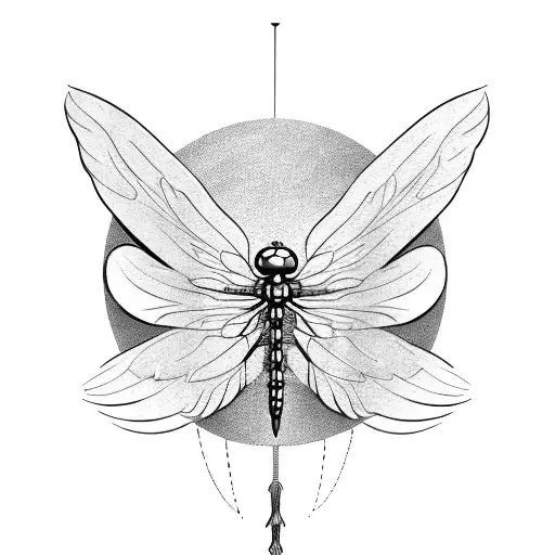 Mechanical Dragonfly With Intricate Wings