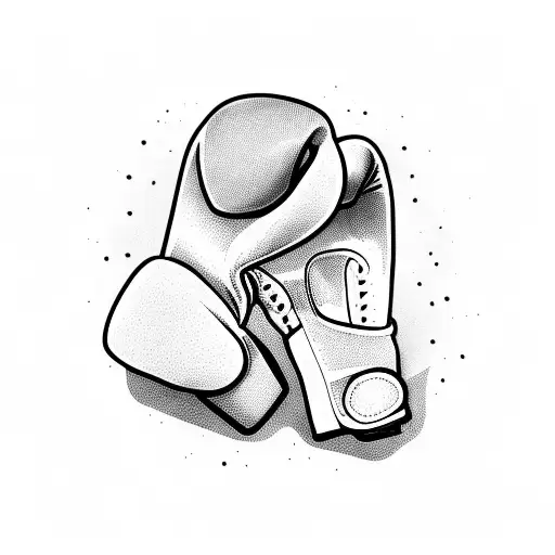 Boxing Gloves Surrounded By Money