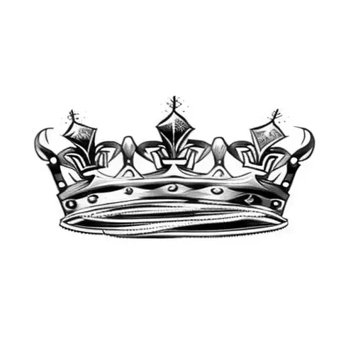 A Crown And Crown Of Thorns Interlaced