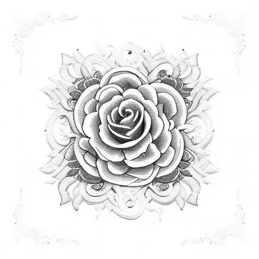 A Guitar With Intricate Floral Details