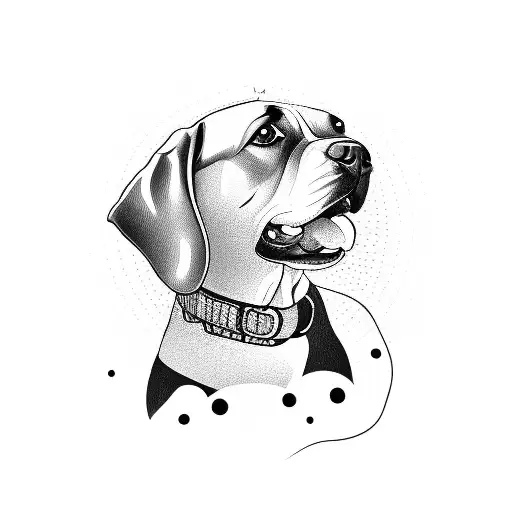 A Dog And A Guitar Intertwined