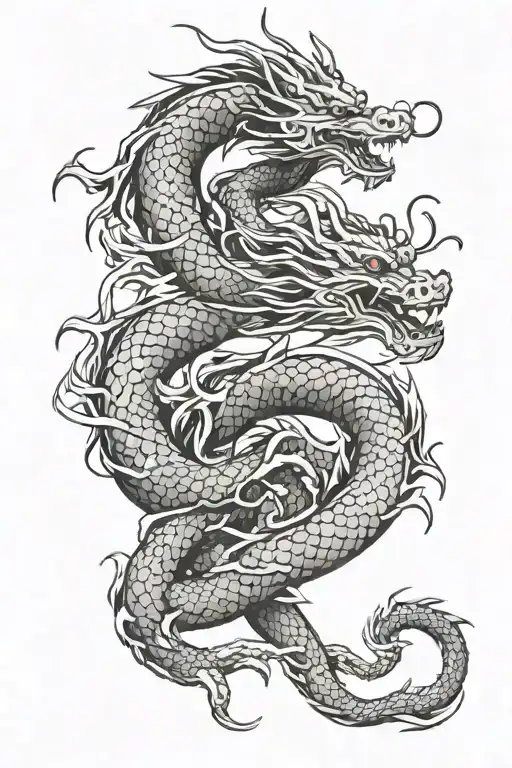 Linear Japanese Dragon