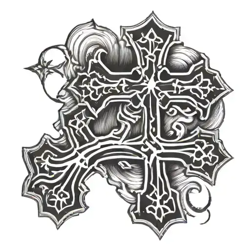 Crosses Horizontally A Scar