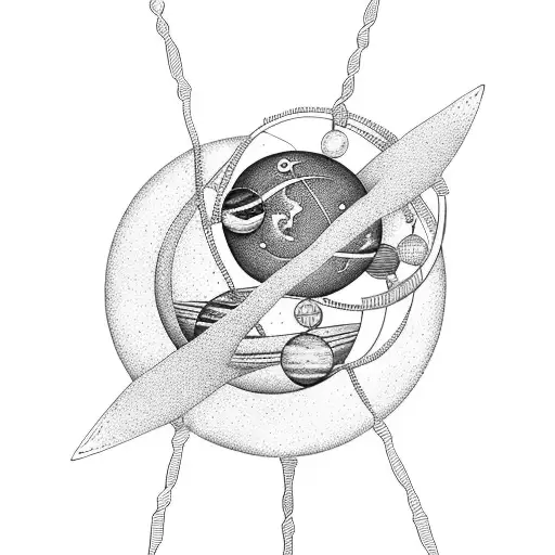 Necklace With Planets On It