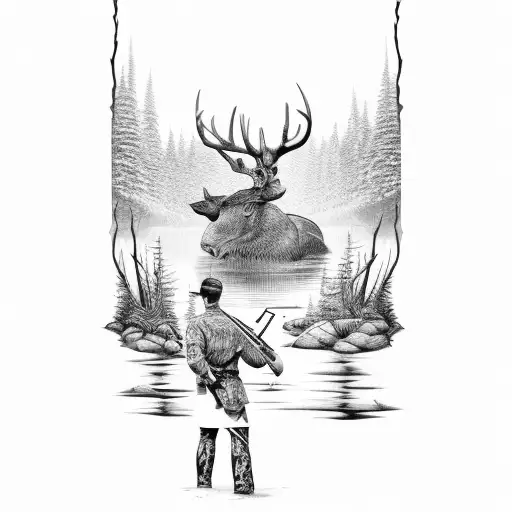 Hunting With Brother Next To A River