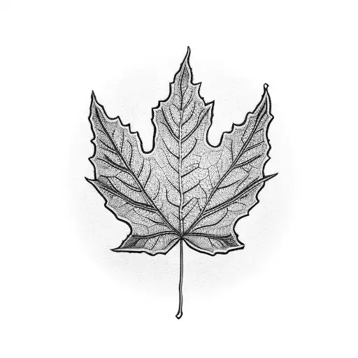 Hazel And Maple Leaf