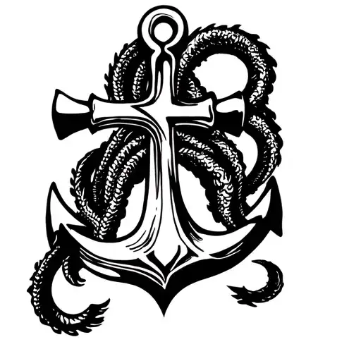 Leviathan Cross With Anchor