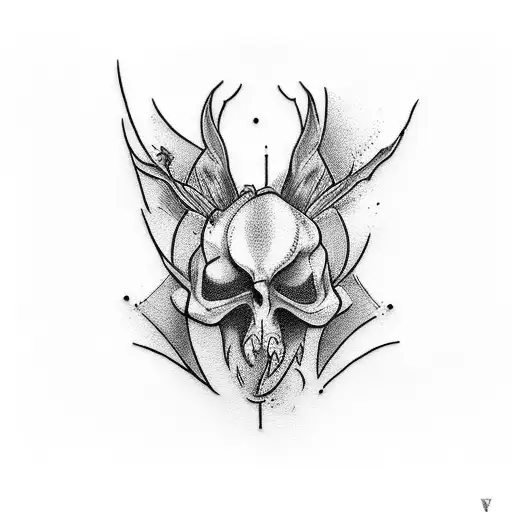 A Simple Yet Very Creative Tattoo Representing Dramatics And Creativity