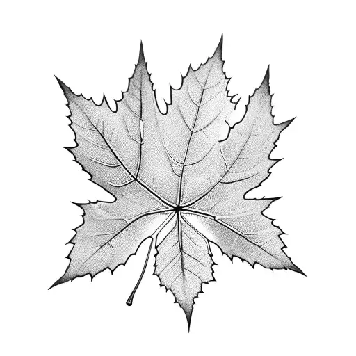 Hazel Leaf And Maple Leaf