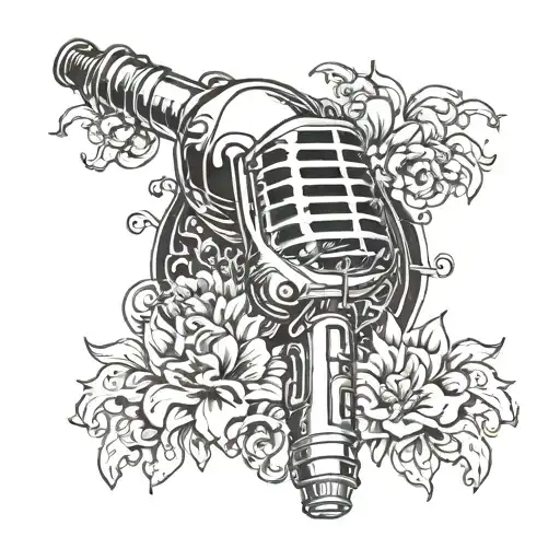 Eminem Lyrics And Microfone Hip Hop Music