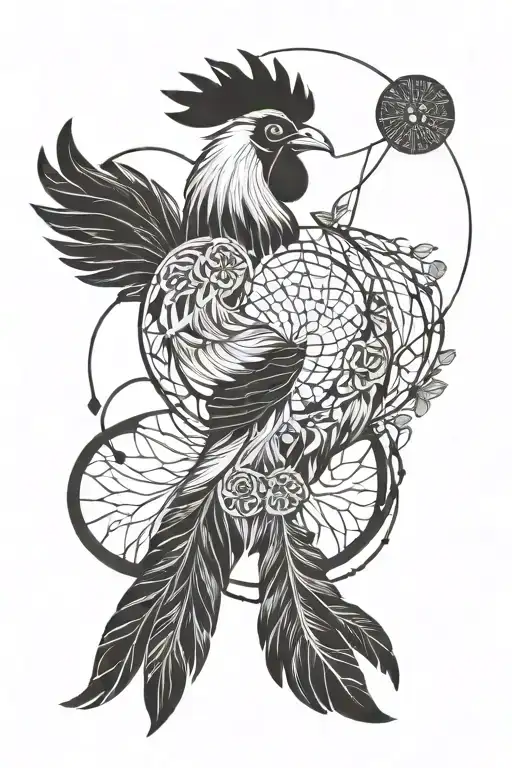 Rooster Dream Catcher