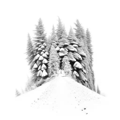 A Motorcycle Racing Through A Snowy Mountain Landscape