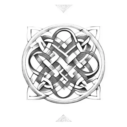 Art Deco Celtic Knot