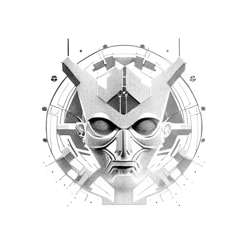 Cyberpunk Facetattoo