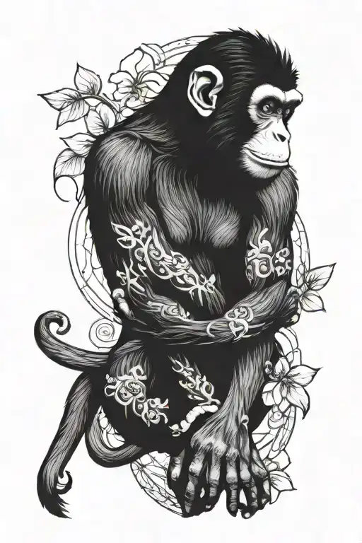 Monkey Holding