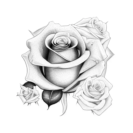 Shot Glass With Rose On