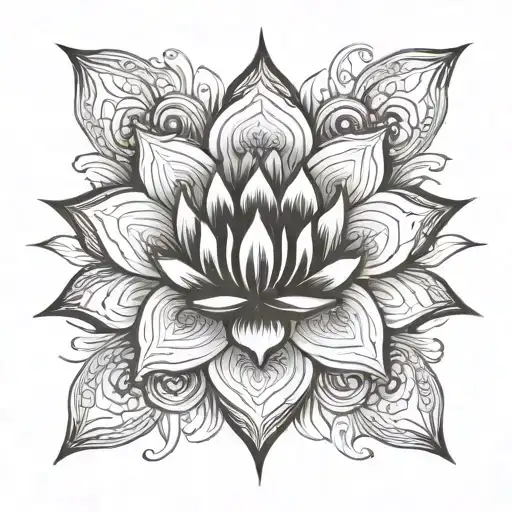 Gada Chakra Shank Lotus