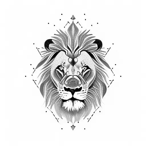 Lion With Text