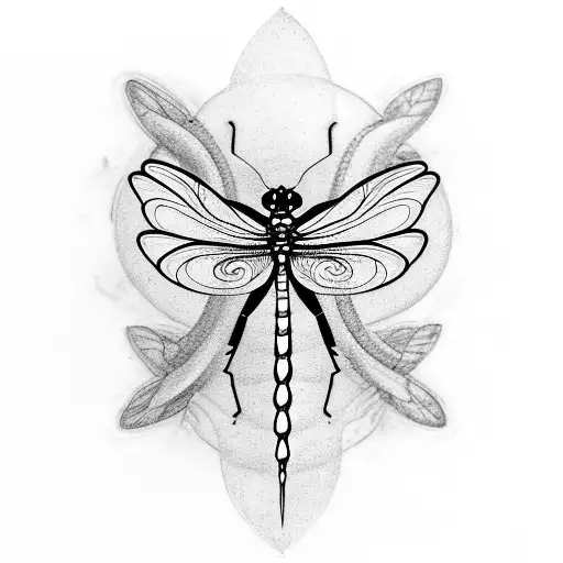 Yhwh With Dragonfly