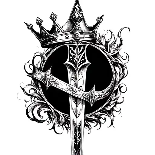 The Crown And The Excalibur