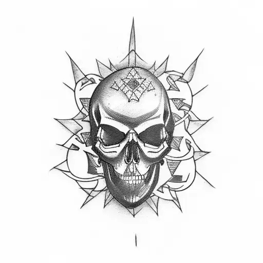 Punk Rock Skull