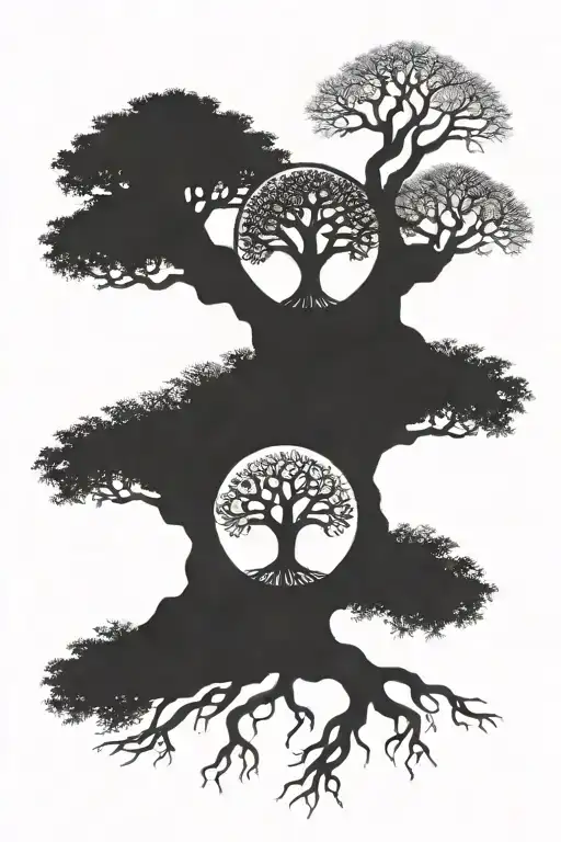 Maiden Mother Crone Tree Of Life