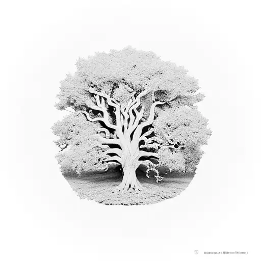 Realistic Oak Tree Anderson Stand Sure Crest