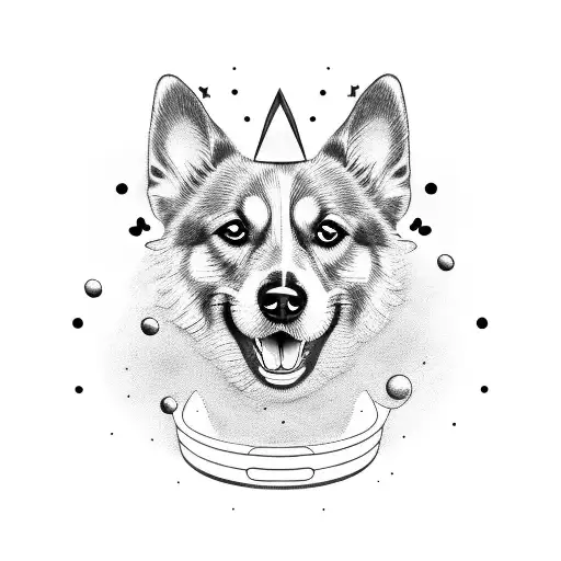 Universe Dog Guitar Eye