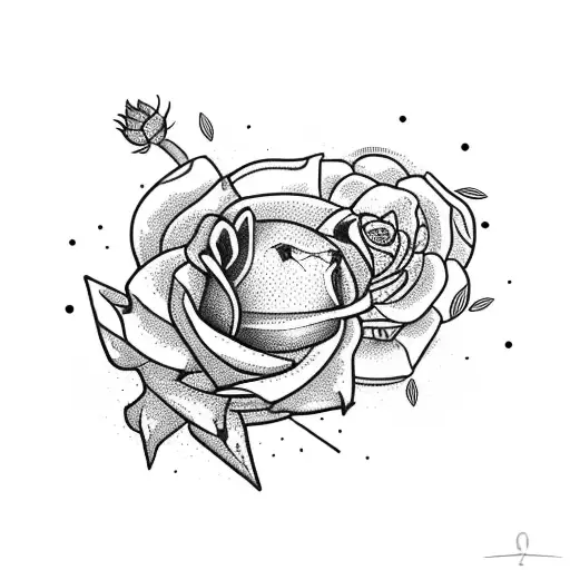 2023 Corvette Stingray Surrounded By Roses And Some Palm Tree Behind