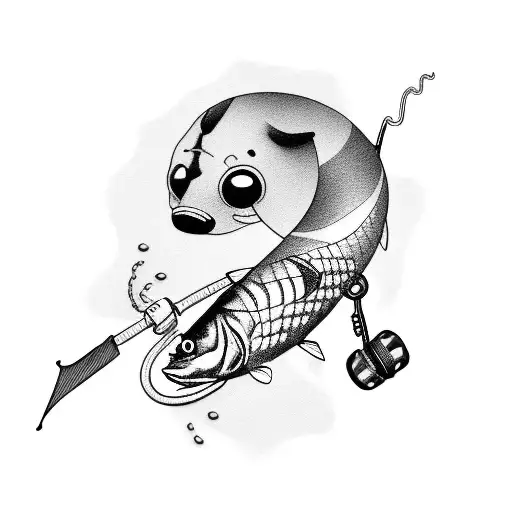 A Fishing Lure With Blink-182 Lyrics Incorporated